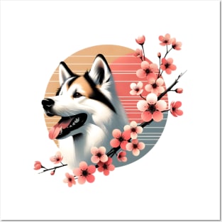 Chinook Embraces Spring with Cherry Blossoms Aflutter Posters and Art
